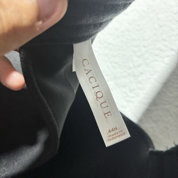 Cacique Full Coverage 44H Blue Bra Lightly Padded Underwire Smooth Fit - Picture 6 of 7